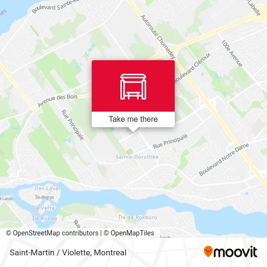 Saint-Martin / Violette map