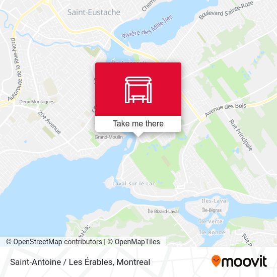 Saint-Antoine / Les Érables map