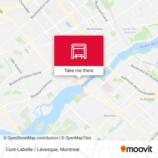 Curé-Labelle / Lévesque map