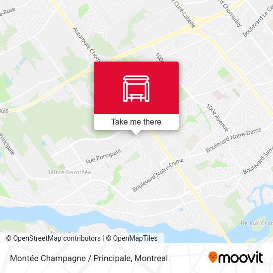 Montée Champagne / Principale map