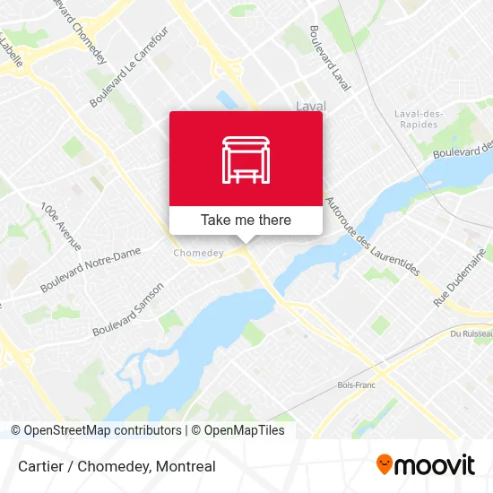 Cartier / Chomedey map