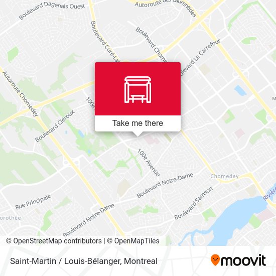 Saint-Martin / Louis-Bélanger map