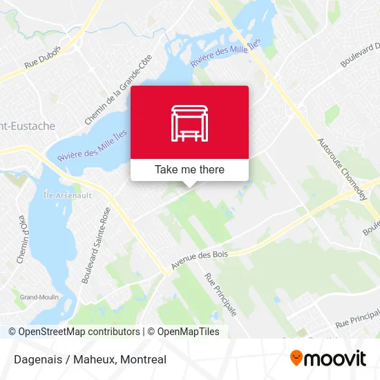 Dagenais / Maheux map