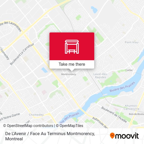 De L'Avenir / Face Au Terminus Montmorency map