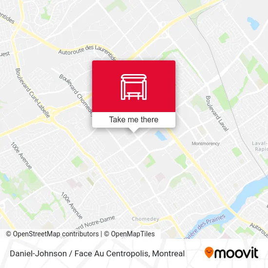 Daniel-Johnson / Face Au Centropolis map