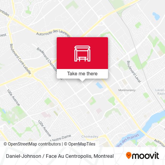 Daniel-Johnson / Face Au Centropolis map