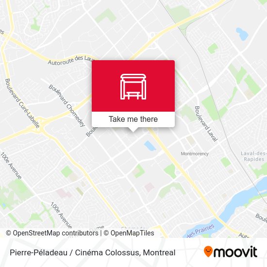 Pierre-Péladeau / Cinéma Colossus map