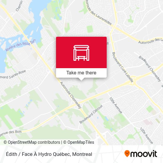 Édith / Face À Hydro Québec map