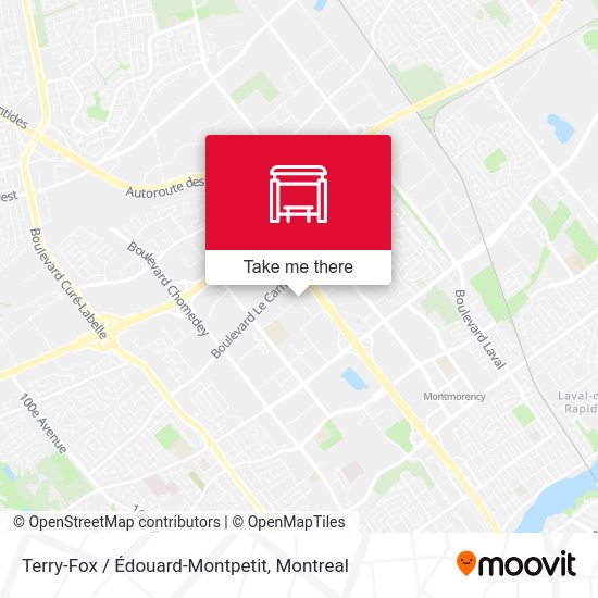 Terry-Fox / Édouard-Montpetit map