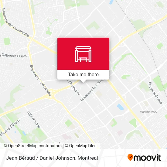 Jean-Béraud / Daniel-Johnson map