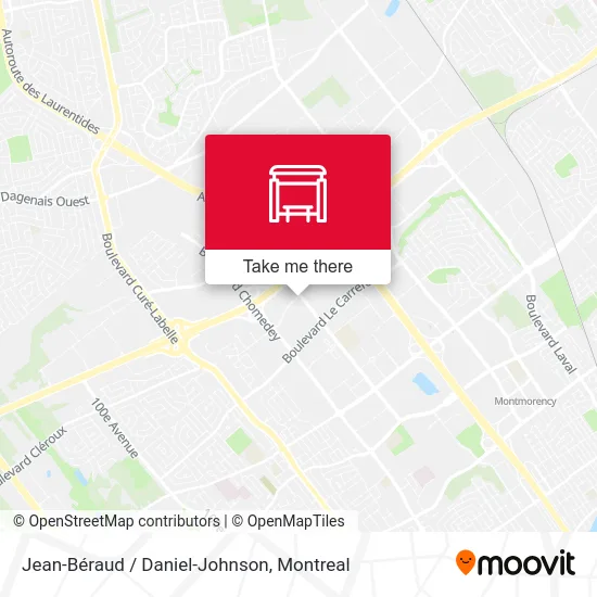Jean-Béraud / Daniel-Johnson map