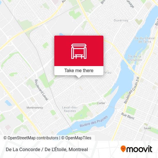 De La Concorde / De L'Étoile map