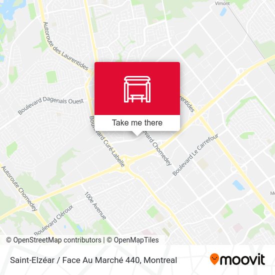 Saint-Elzéar / Face Au Marché 440 map