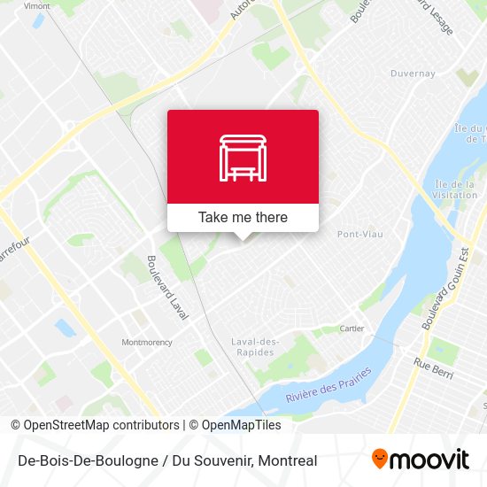De-Bois-De-Boulogne / Du Souvenir map