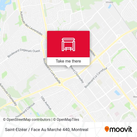 Saint-Elzéar / Face Au Marché 440 map