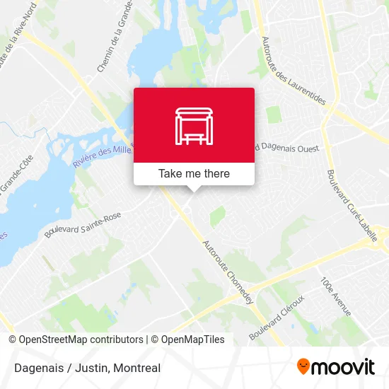 Dagenais / Justin map