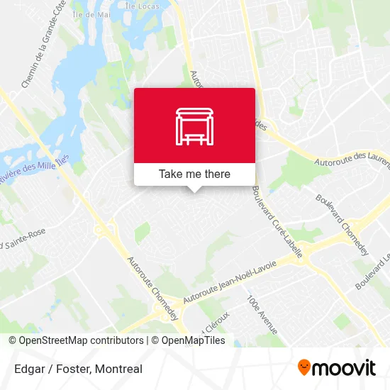 Edgar / Foster map
