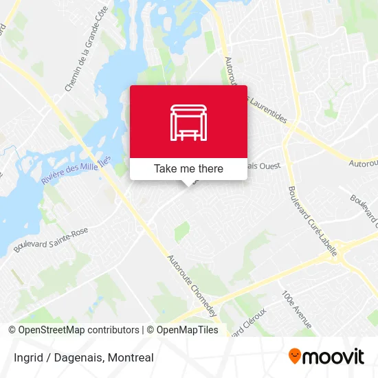 Ingrid / Dagenais map