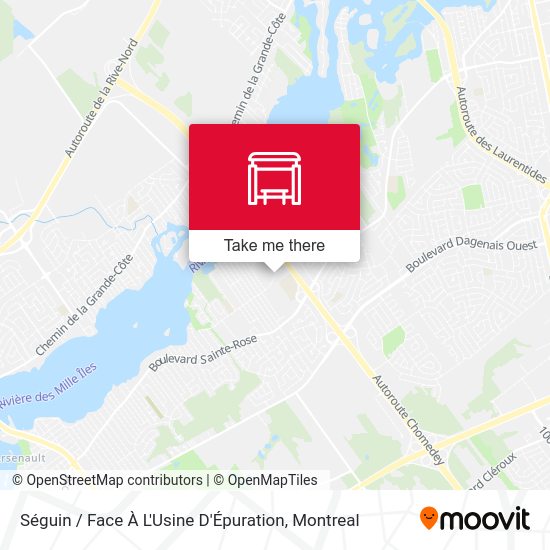 Séguin / Face À L'Usine D'Épuration map