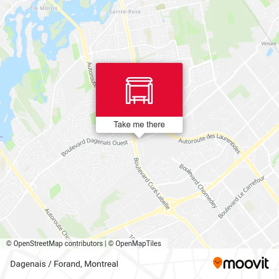 Dagenais / Forand map