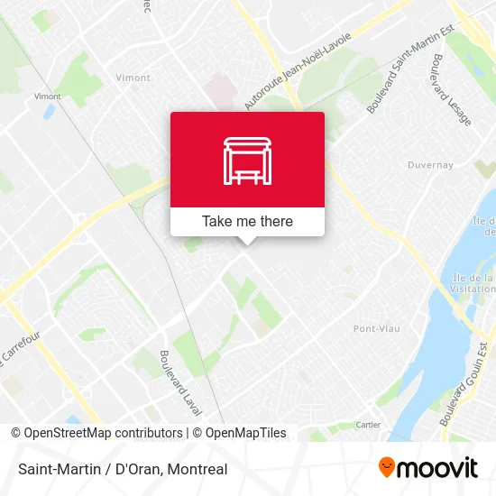 Saint-Martin / D'Oran map