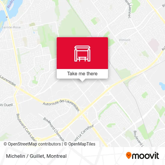 Michelin / Guillet map