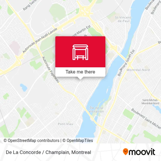 De La Concorde / Champlain map
