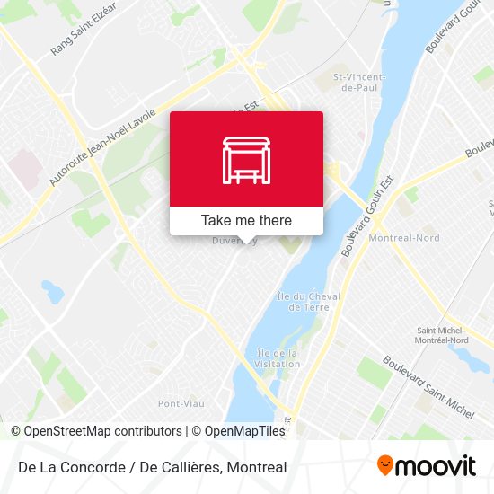 De La Concorde / De Callières map