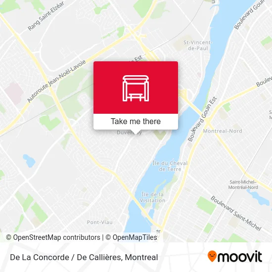 De La Concorde / De Callières map