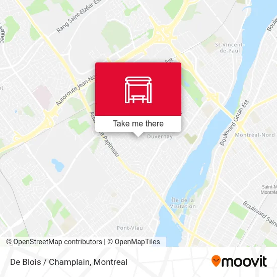 De Blois / Champlain map