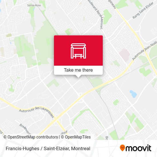 Francis-Hughes / Saint-Elzéar map
