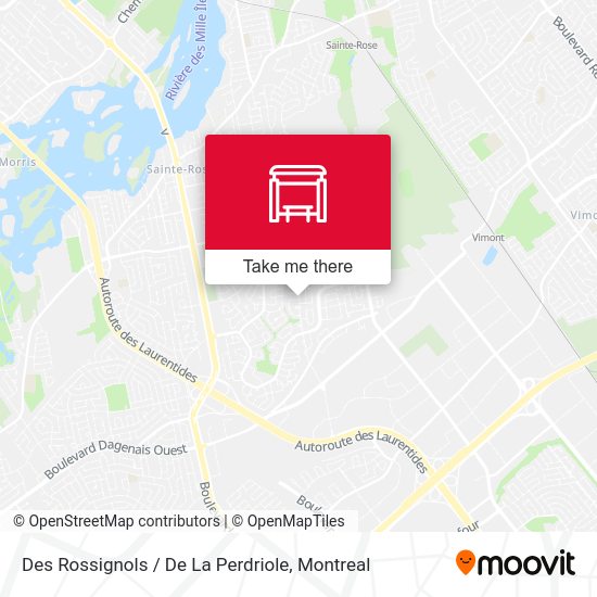 Des Rossignols / De La Perdriole map