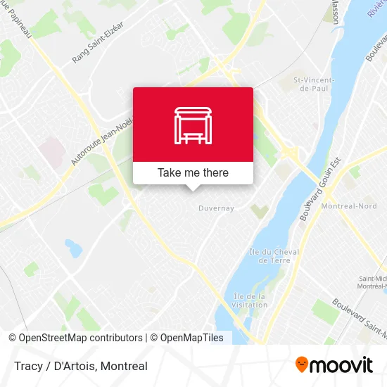 Tracy / D'Artois map