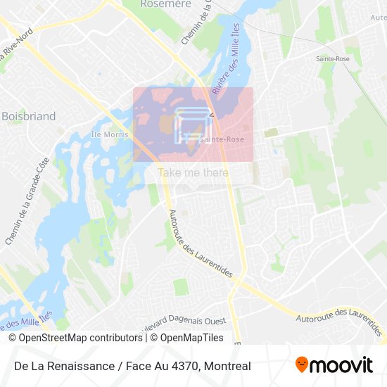 De La Renaissance / Face Au 4370 map
