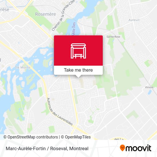 Marc-Aurèle-Fortin / Roseval map
