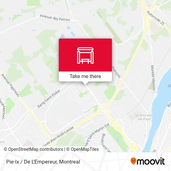 Pie-Ix / De L'Empereur map