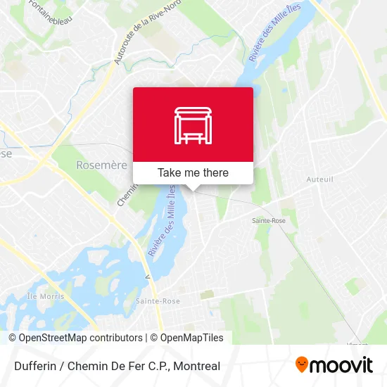 Dufferin / Chemin De Fer C.P. map