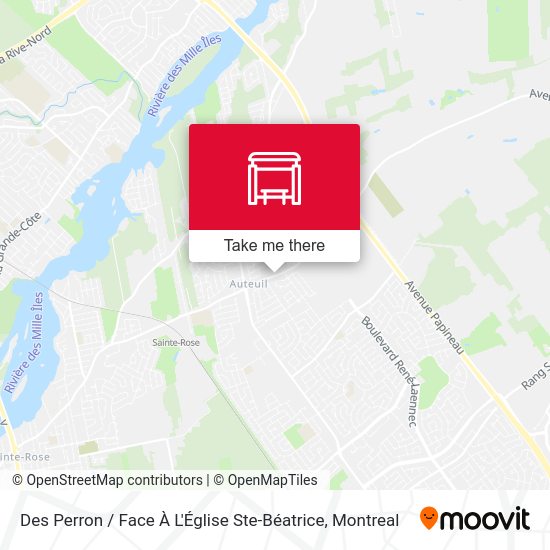 Des Perron / Face À L'Église Ste-Béatrice map
