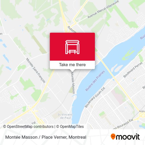 Montée Masson / Place Verner map