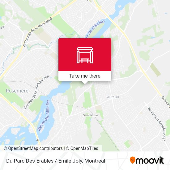 Du Parc-Des-Érables / Émile-Joly map