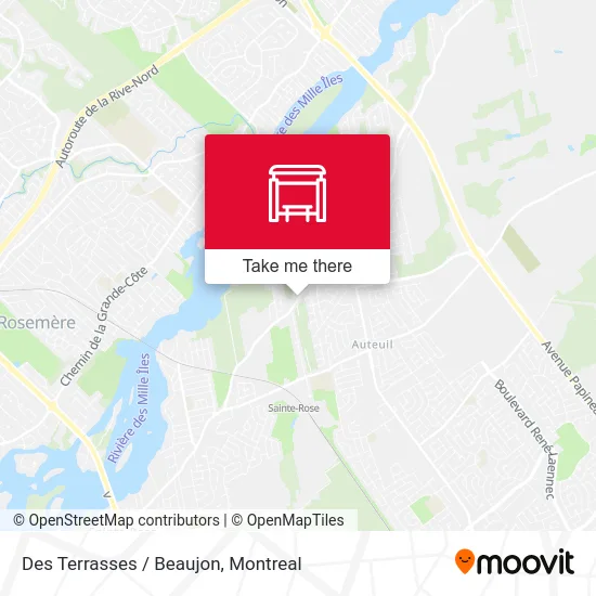 Des Terrasses / Beaujon map