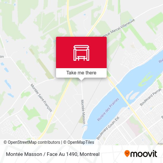 Montée Masson / Face Au 1490 map