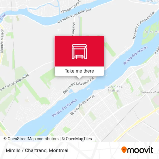 Mirelle / Chartrand map