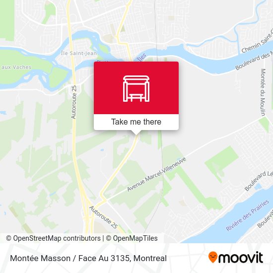 Montée Masson / Face Au 3135 map