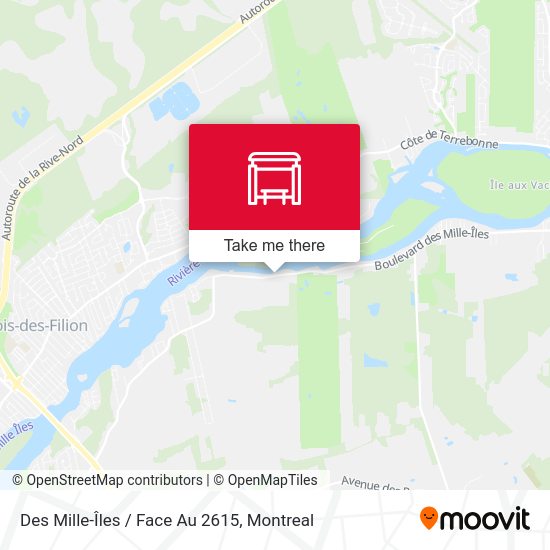 Des Mille-Îles / Face Au 2615 map