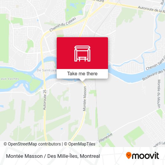 Montée Masson / Des Mille-Îles map