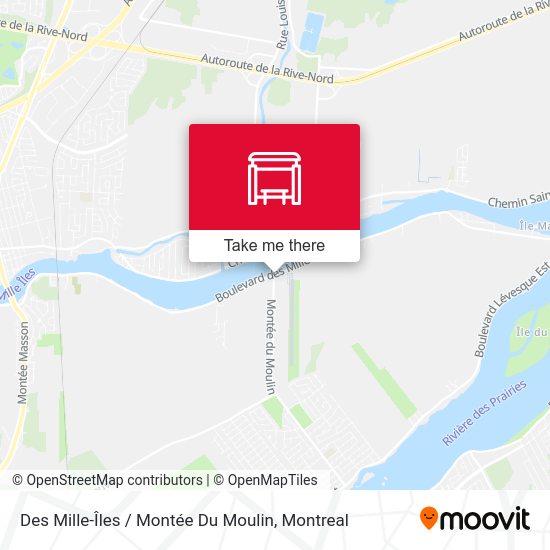 Des Mille-Îles / Montée Du Moulin map