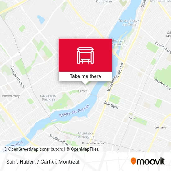 Saint-Hubert / Cartier map