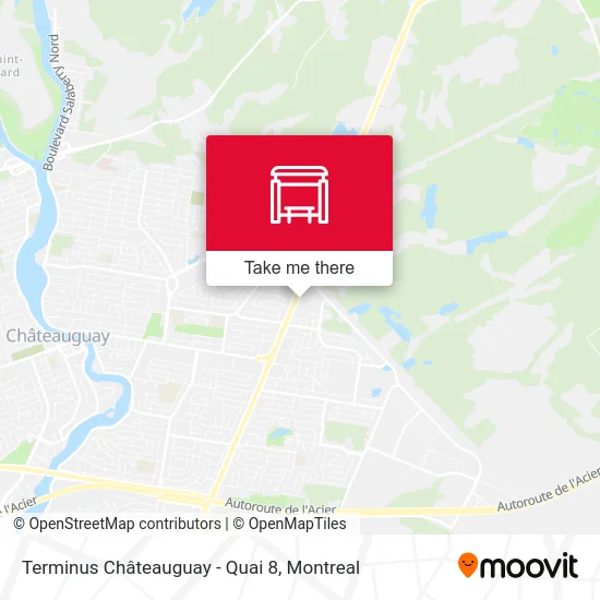 Terminus Châteauguay - Quai 8 map
