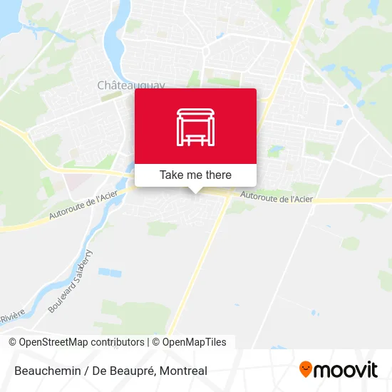 Beauchemin / De Beaupré map
